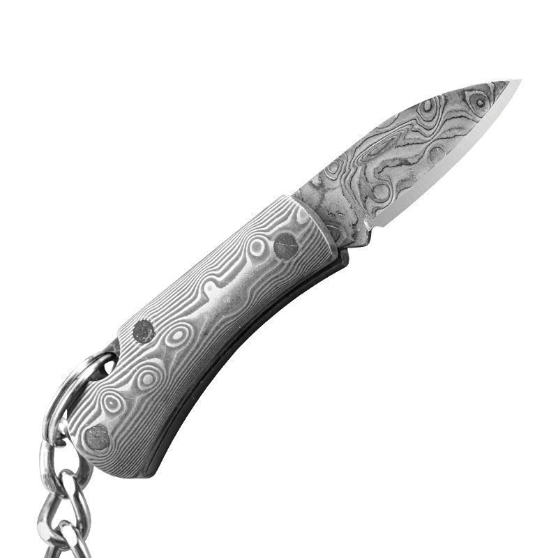 O1CN01qH00d31bpSjgcVQ23_2217637093514-0-cib.jpg Mini Damascus steel folding knife Multi-purpose outdoor stainless steel portable High hardness outdoor knife product image