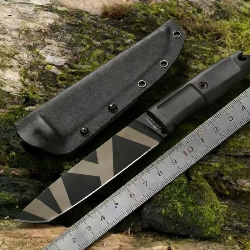 manual-clean-800-119.jpg Camouflage Blade Outdoor Fixed Blade Knife outdoor knife product image