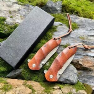 Wood Handle Outdoor Fixed Blade Knife Set outdoor knife product image