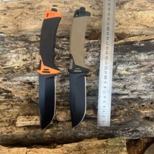 Orange Handle Outdoor Fixed Blade Knife Set outdoor knife product image