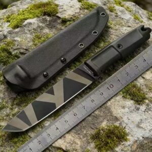 Outdoor Fixed Blade Knife with Camo Sheath outdoor knife product image