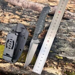 Stonewashed Outdoor Fixed Blade Knife outdoor knife product image