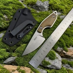 Brown Handle Outdoor Fixed Blade Knife outdoor knife product image