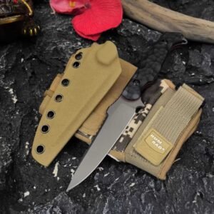 Outdoor survival straight knife high hardness adventure wilderness survival straight knife-02 outdoor knife product image