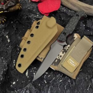 Outdoor survival straight knife high hardness adventure wilderness survival straight knife-03 outdoor knife product image