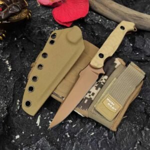 Outdoor survival straight knife high hardness adventure wilderness survival straight knife-01 outdoor knife product image