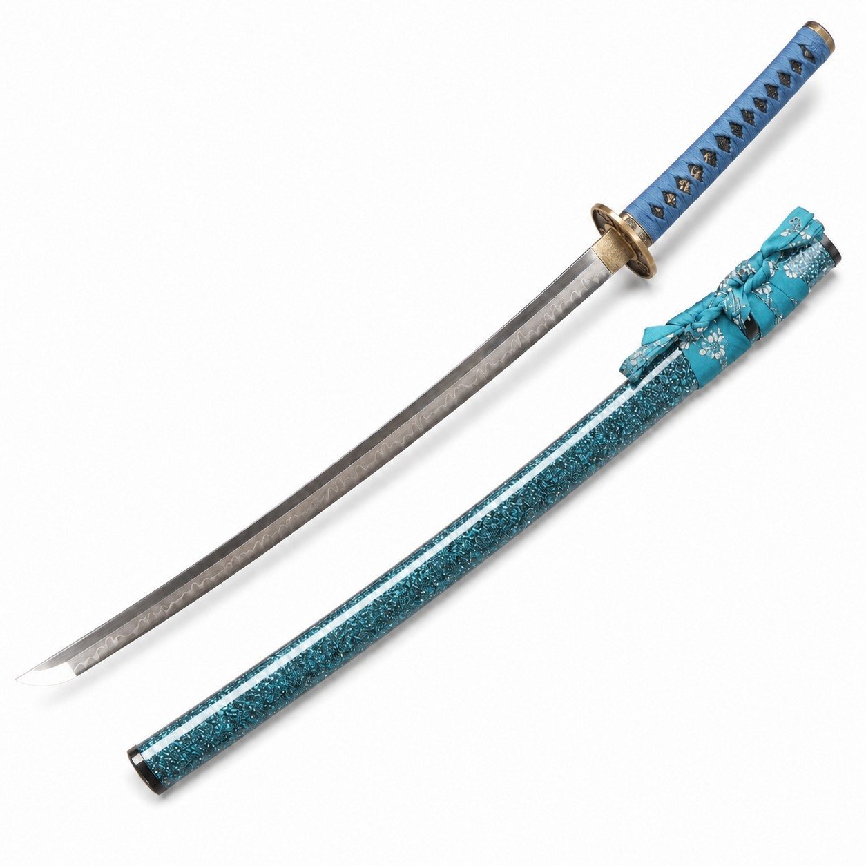 46752-main-white-clean.jpg Ghost Handmade Blue Commander Samurai Fixed Blade Knife