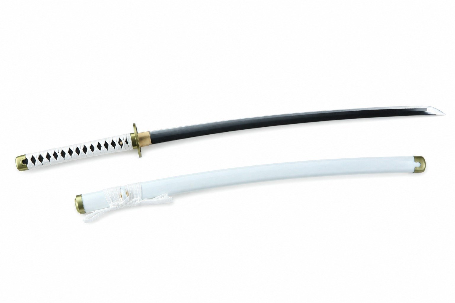 47438-main-white-clean.jpg Samurai Samurai Of The Pirate King, Zoro Fixed Blade Knife