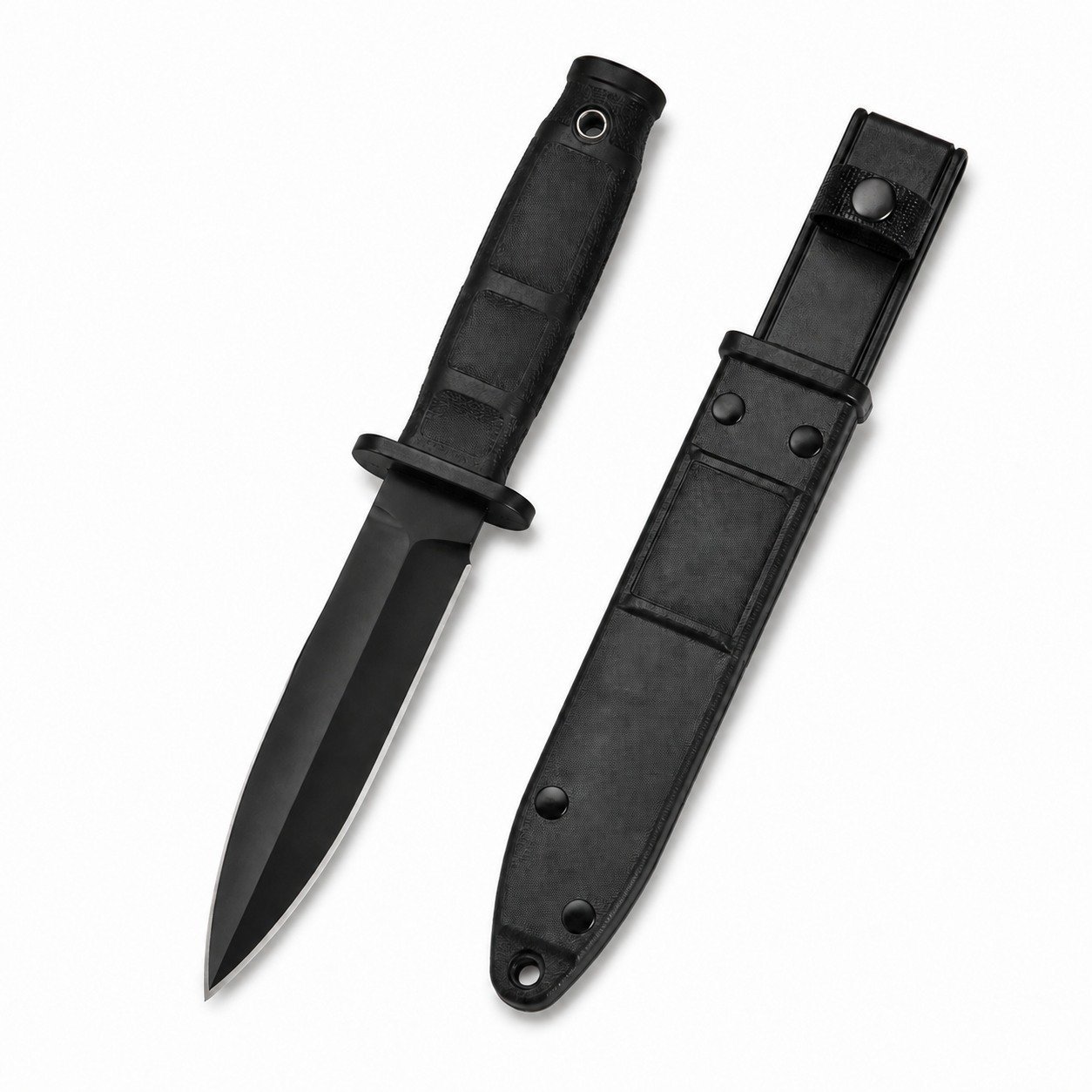 48230-main-white-clean.jpg AK12 Black Fixed Blade Knife