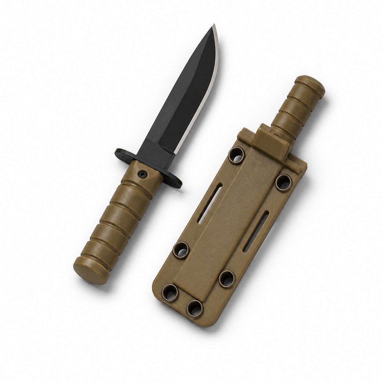 49174-main-white-clean.jpg Mini Straight Fixed Blade Knife